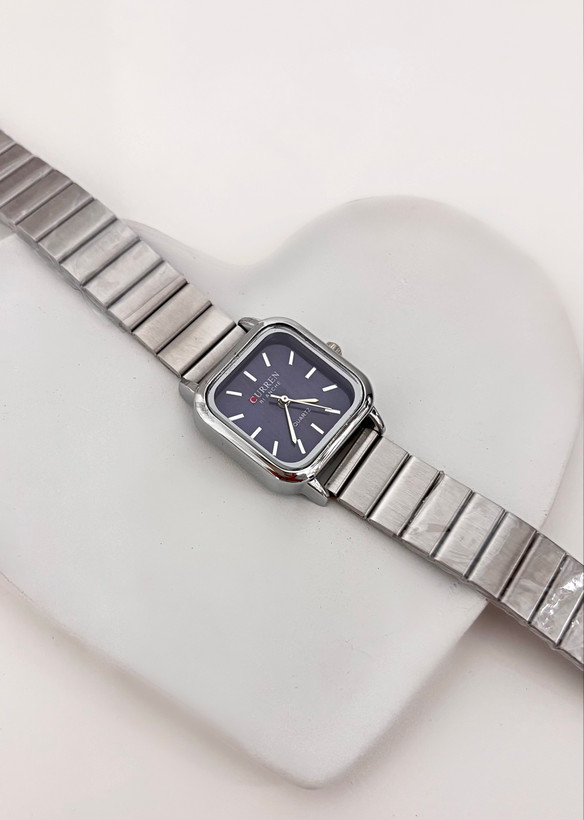 ساعت استیل دخترانه صفحه مربع