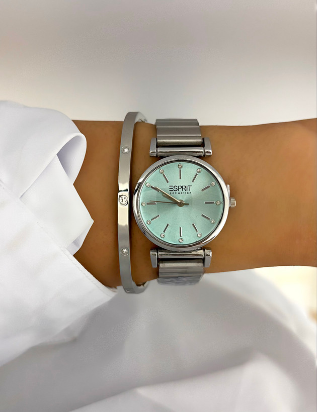 ساعت استیل بند ریلی دخترانه