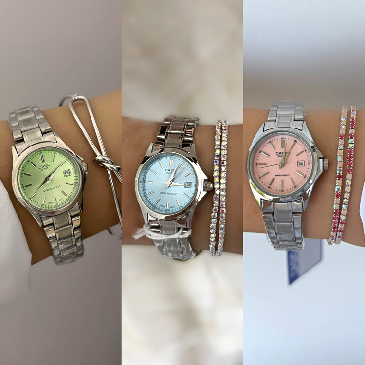 ساعت کاسیو صفحه رنگی دخترونه