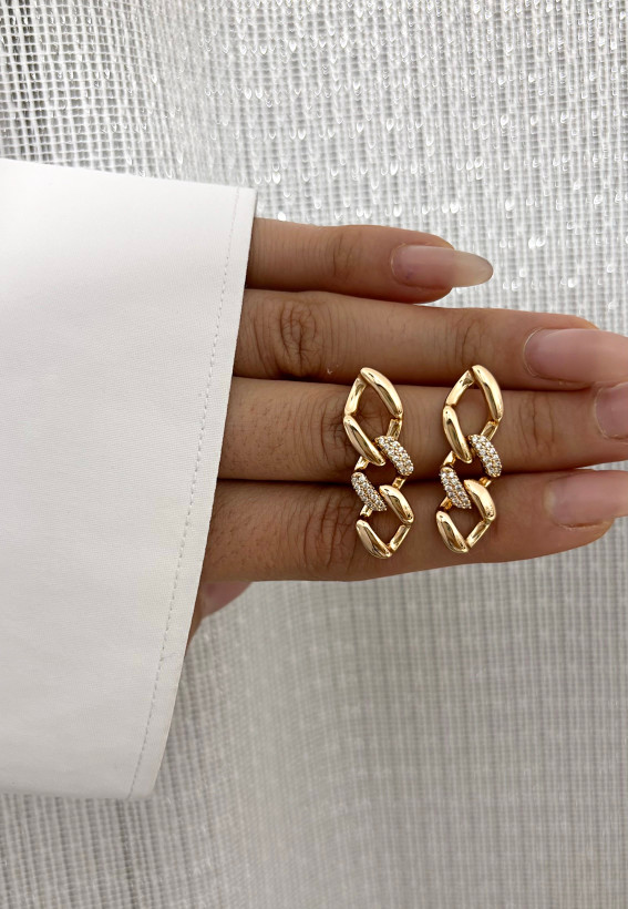 گوشواره کارتیه برند ژوپینگ زنانه و رنگ ثابت