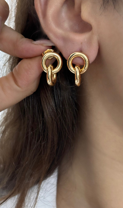 گوشواره جدید رنگ ثابت دخترانه