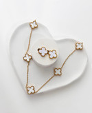 گردنبند ونکلیف پلاک سفید