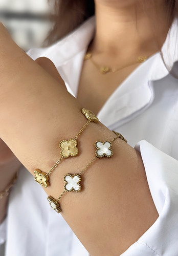 دستبند ونکلیف سفید