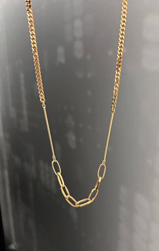 زنجیر و گردنبند تلفیقی زنانه