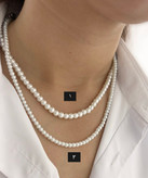 گردنبند مروارید ساده