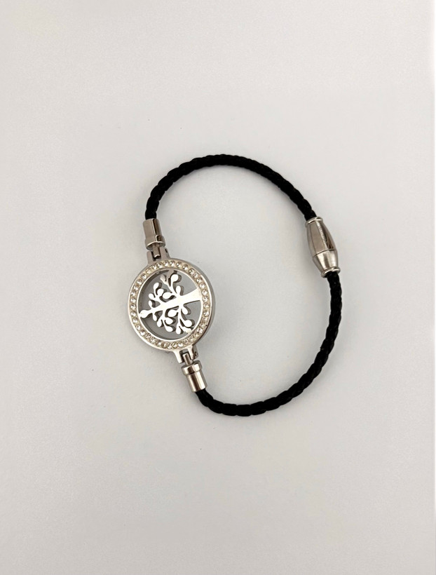 دستبند شکل درخت مشکی زنانه