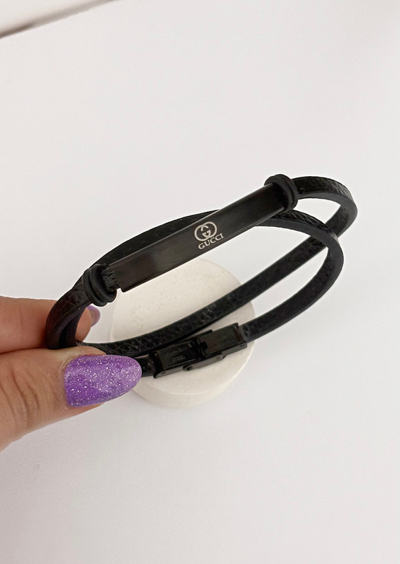 دستبند چرم دورج مردانه