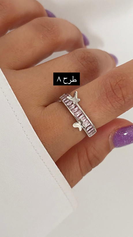 انگشتر نگیندار ظریف دخترونه