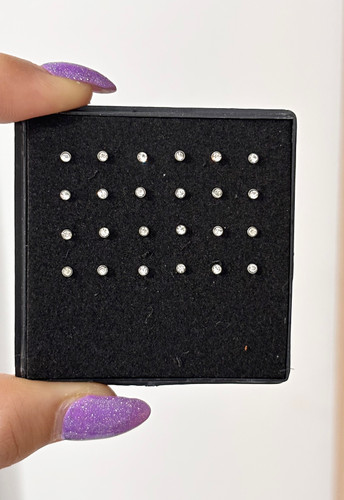 پیرسینگ بینی استیل تک نگین