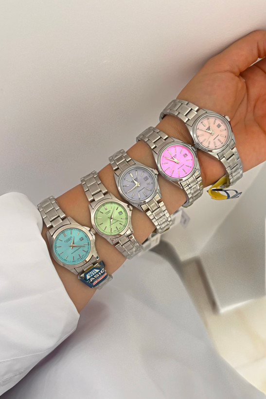 کاسیو رنگی دخترونه سیلور