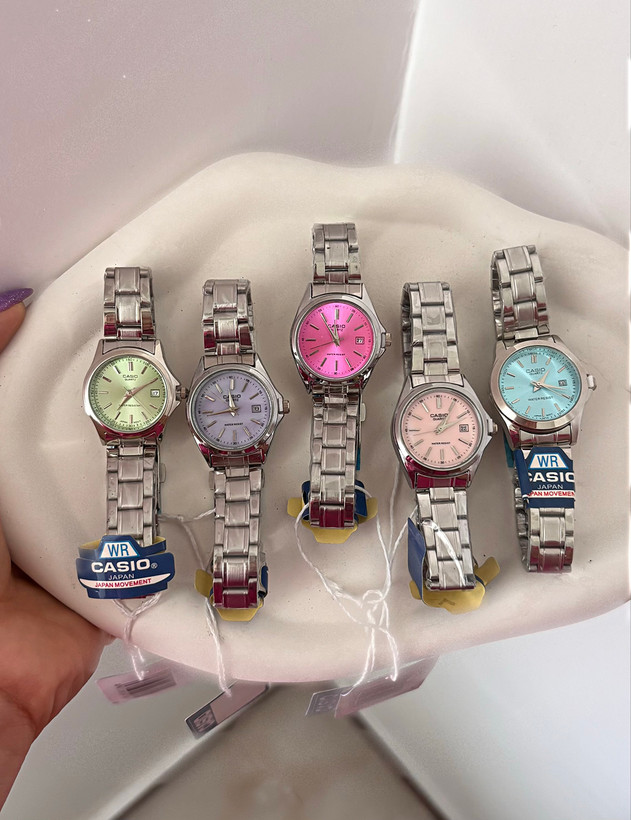 کاسیو صفحه رنگی پاستلی