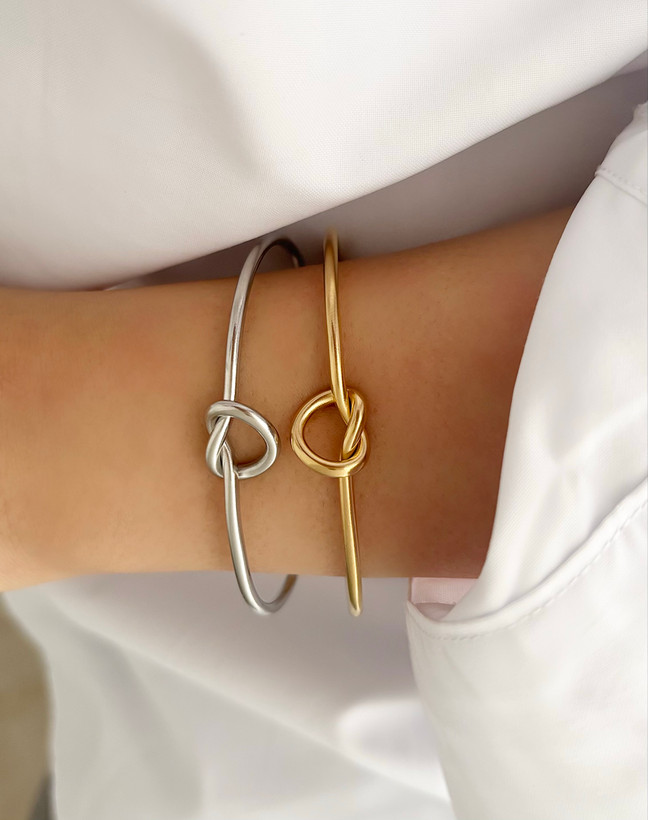 دستبند گره استیل