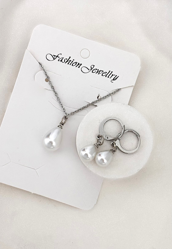 نیمست استیل نقره ای دخترانه