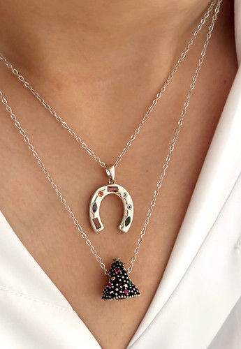 گردنبند نعل اسب زنانه چشم نظر