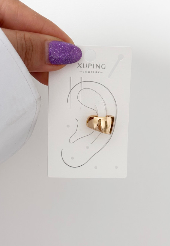 ایرکاف دخترانه ساده طلایی