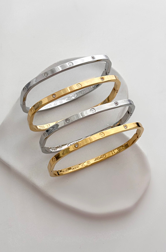 دستبند کارتیه لاو ساده