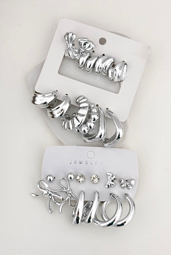 پک گوشواره دخترانه ابکاری کروم