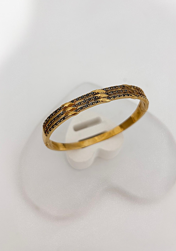 دستبند طلاروس برق زنانه