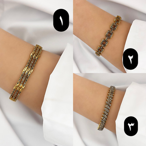 النگو طلاروس نگین مشکی زنانه براق