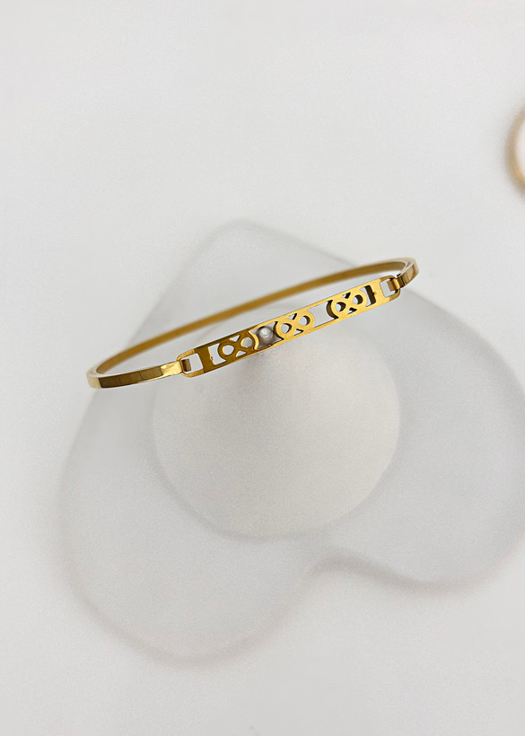 دستبند پلاک بی نهایت دخترانه