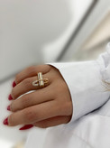 انگشتر ژوپینگ طلایی زنانه