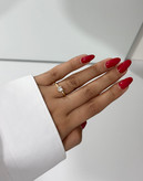 انگشتر ظریف قلبی دخترانه