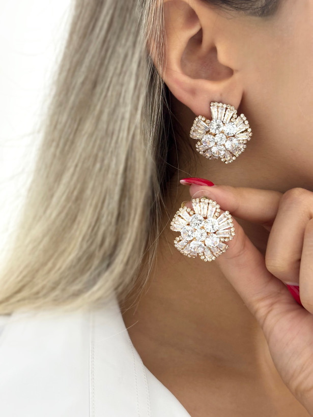 گوشواره مجلسی زرق و برق دار