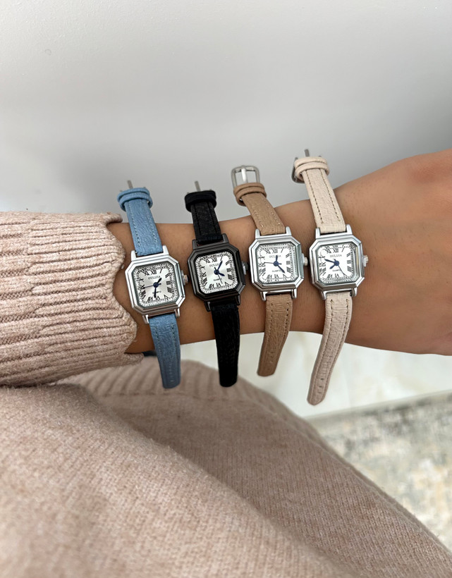 ساعت زنانه مینی صفحه مربع