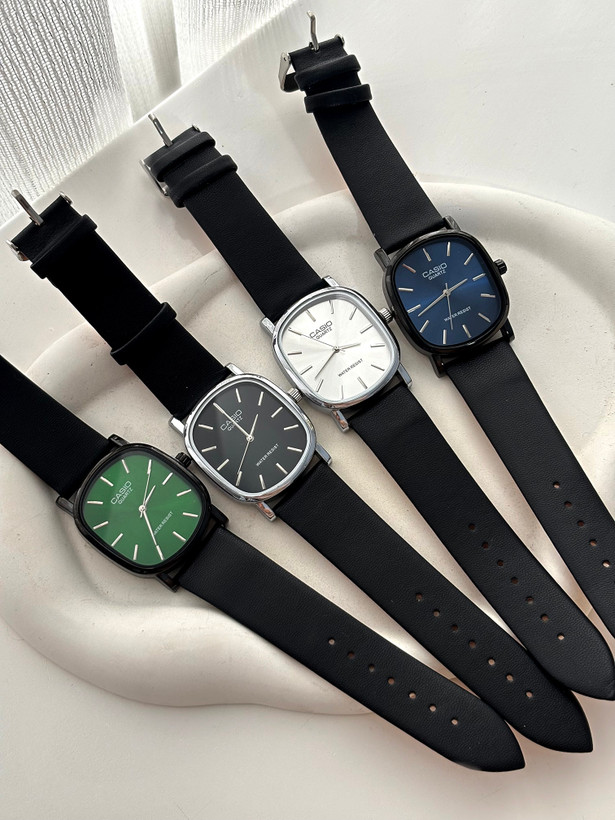 ساعت کاسیو مردانه بند چرمی