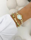 ساعت استیل بیضی فنسی