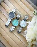 ساعت کاسیو استیل صفحه گرد زنانه