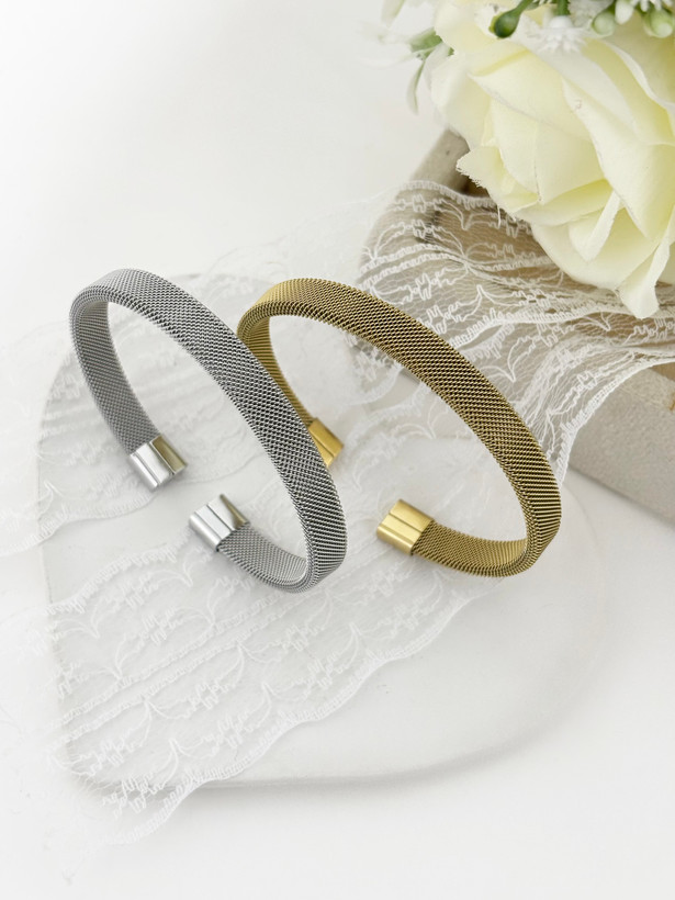 دستبند النگویی حصیری زنانه