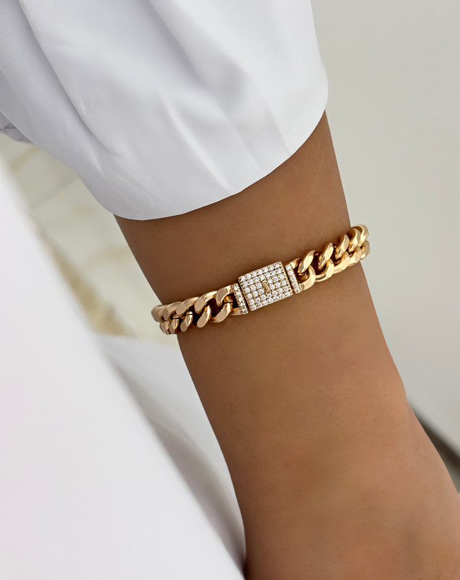 دستبند کارتیه نگیندار زنانه