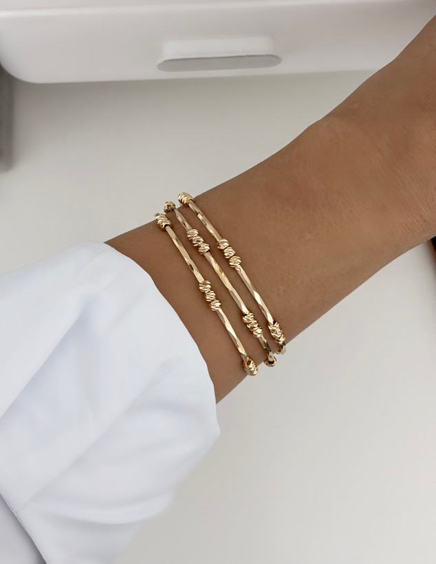 النگو توپی تزاش دار مشابه طلا