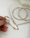 النگو زنانه مشابه طلا استیل