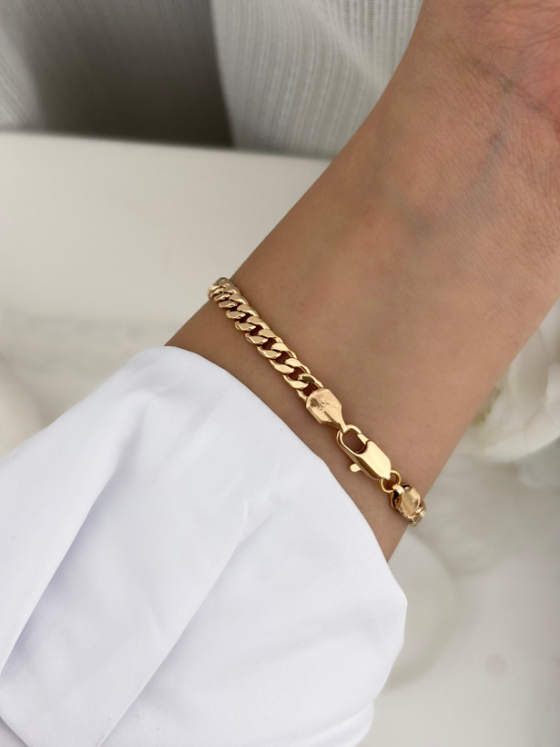 دستبند کارتیه طلایی ژوپینگ زنانه