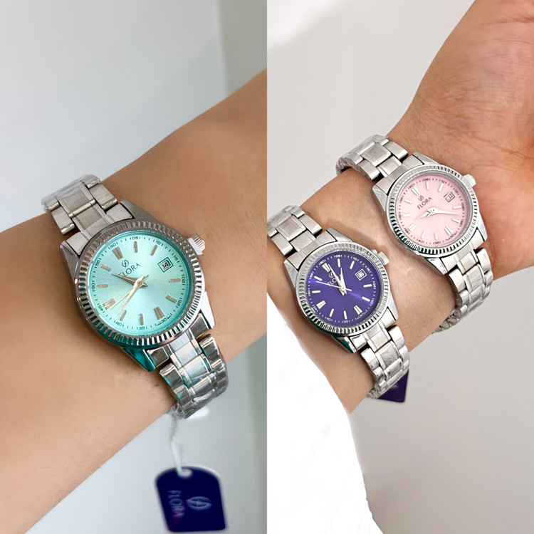 ساعت سیلور صفحه آبی یا صورتی دخترانه