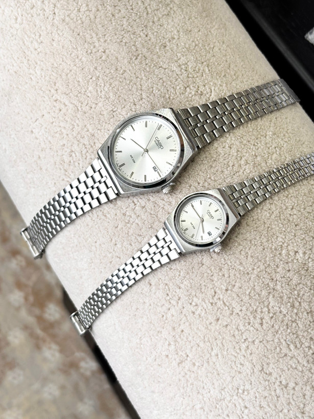 ست ساعت کاسیو سیلپر صفحه سفید