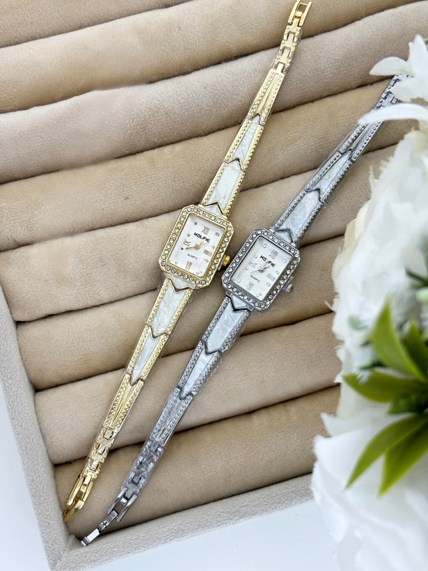 ساعت صفحه مستطیل ولفی سرامیکی