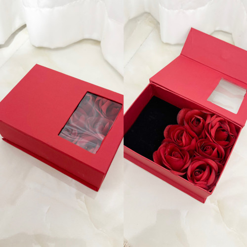 جعبه ولنتاین گل رز