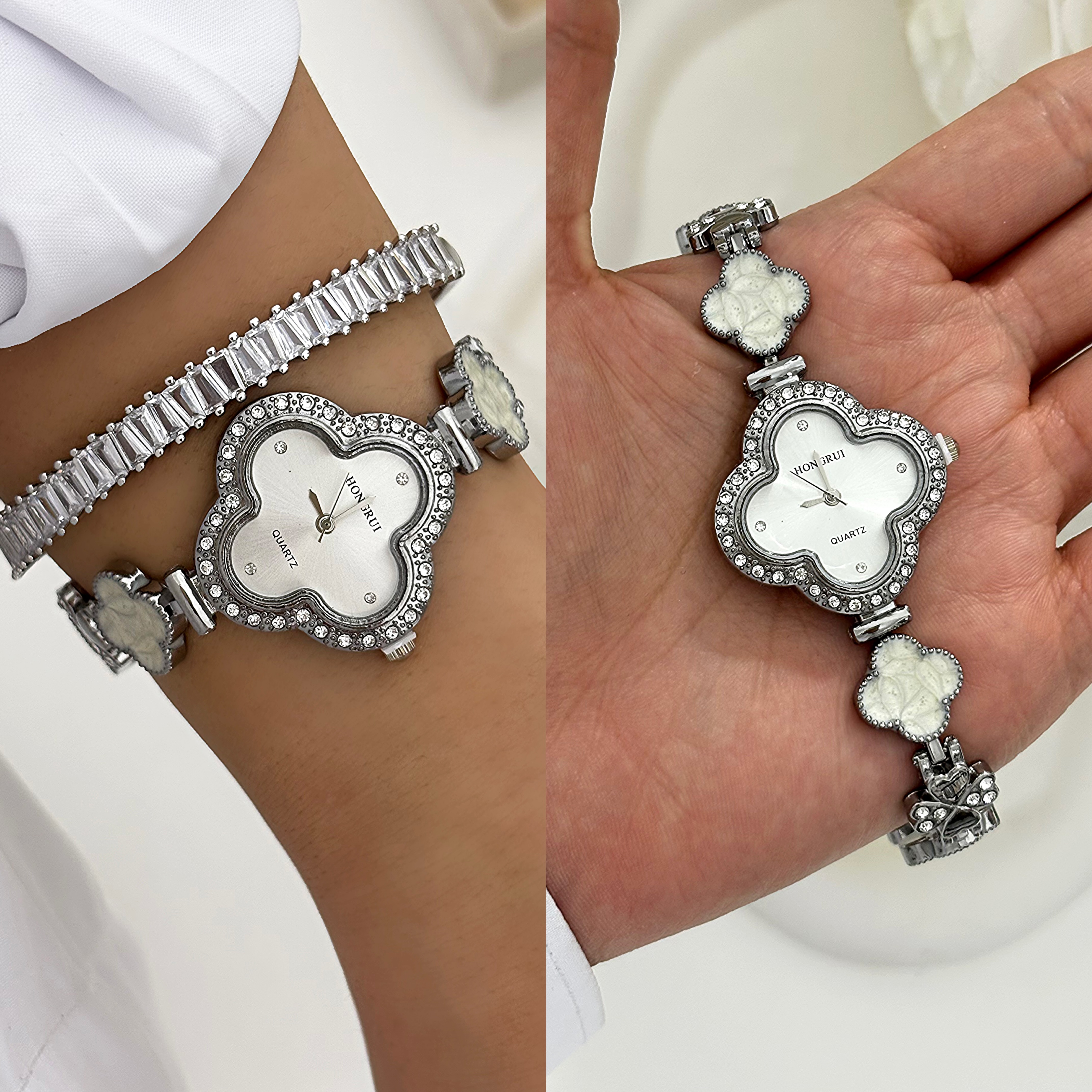 ساعت زنانه ونکلیف سفید ۹۵۴