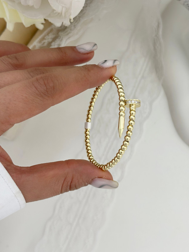 بنگل میخی نگیندار زنانه