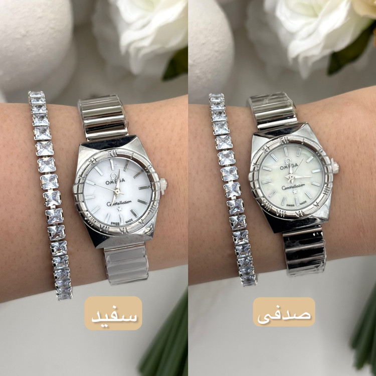 ساعت امگا رومی دخترانه سیلور