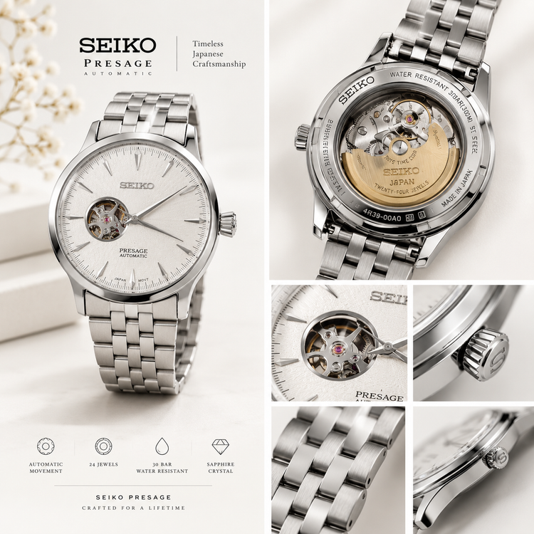 ساعت مستر کوالیتی مردانه سیکو Seiko پریسیج اتوماتیک